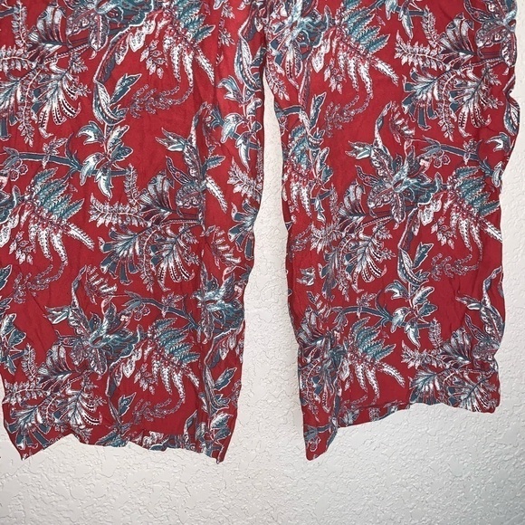 𝅺NEW Loft Small Petites Floral Pocketed Pants Dx - Picture 2 of 5